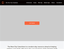 Tablet Screenshot of newcitycatechism.com